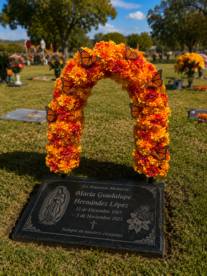 Día de los Muertos Arch with Monarch Butterflies